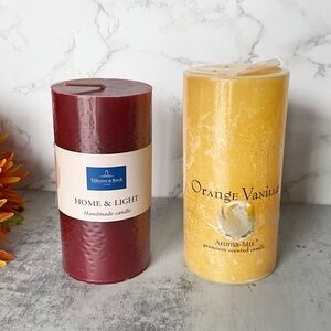 Set of 2 Pillar Candles Villeroy & Boch, Pier 1